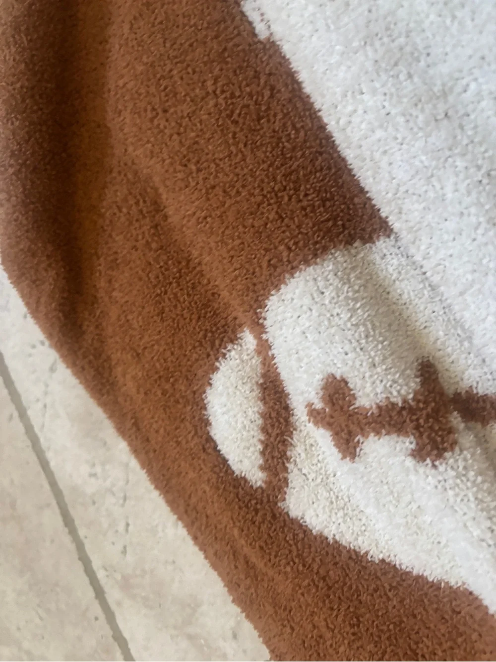 Football soft knit blanket throw double sided great
